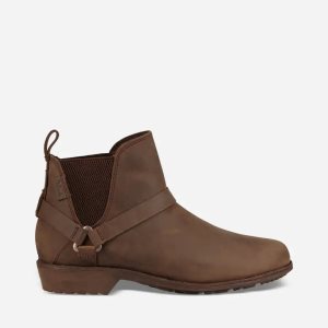 Teva Ellery Chelsea FG Waterproof Damen Stiefel Braun (Österreich)